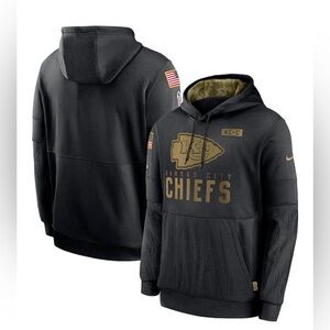 Kansas City Chiefs Nike Salute To Service Sideline Therma Hoodie Men's Large NFL